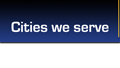 Cities we serve